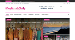 Desktop Screenshot of muslimahdaily.com